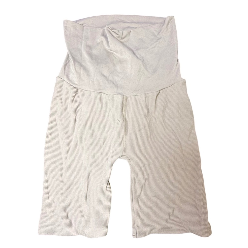 Isabel Maternity Womens‎ Seamless Bike Short Taupe Pre Pregnancy Size Small New